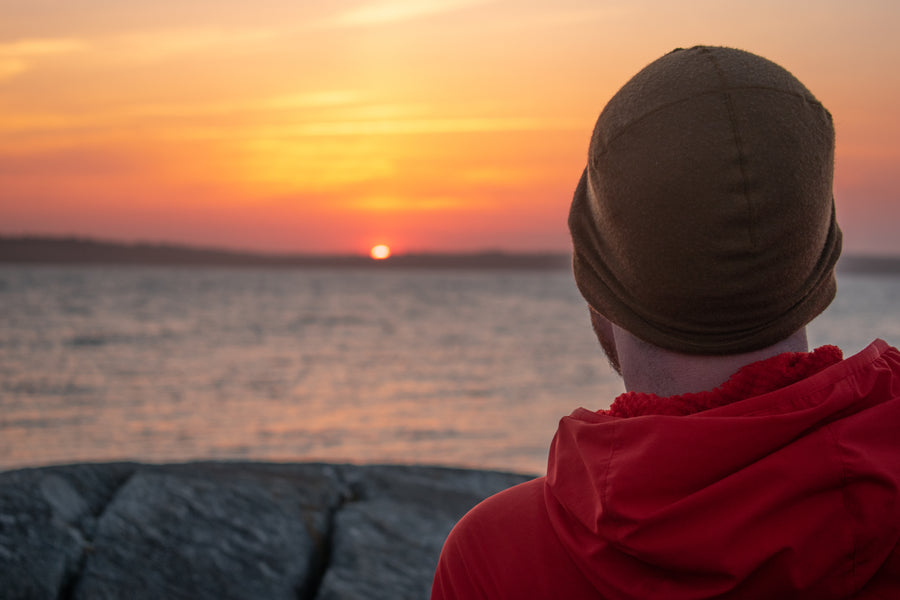 Sea kayak mulitday sunset person