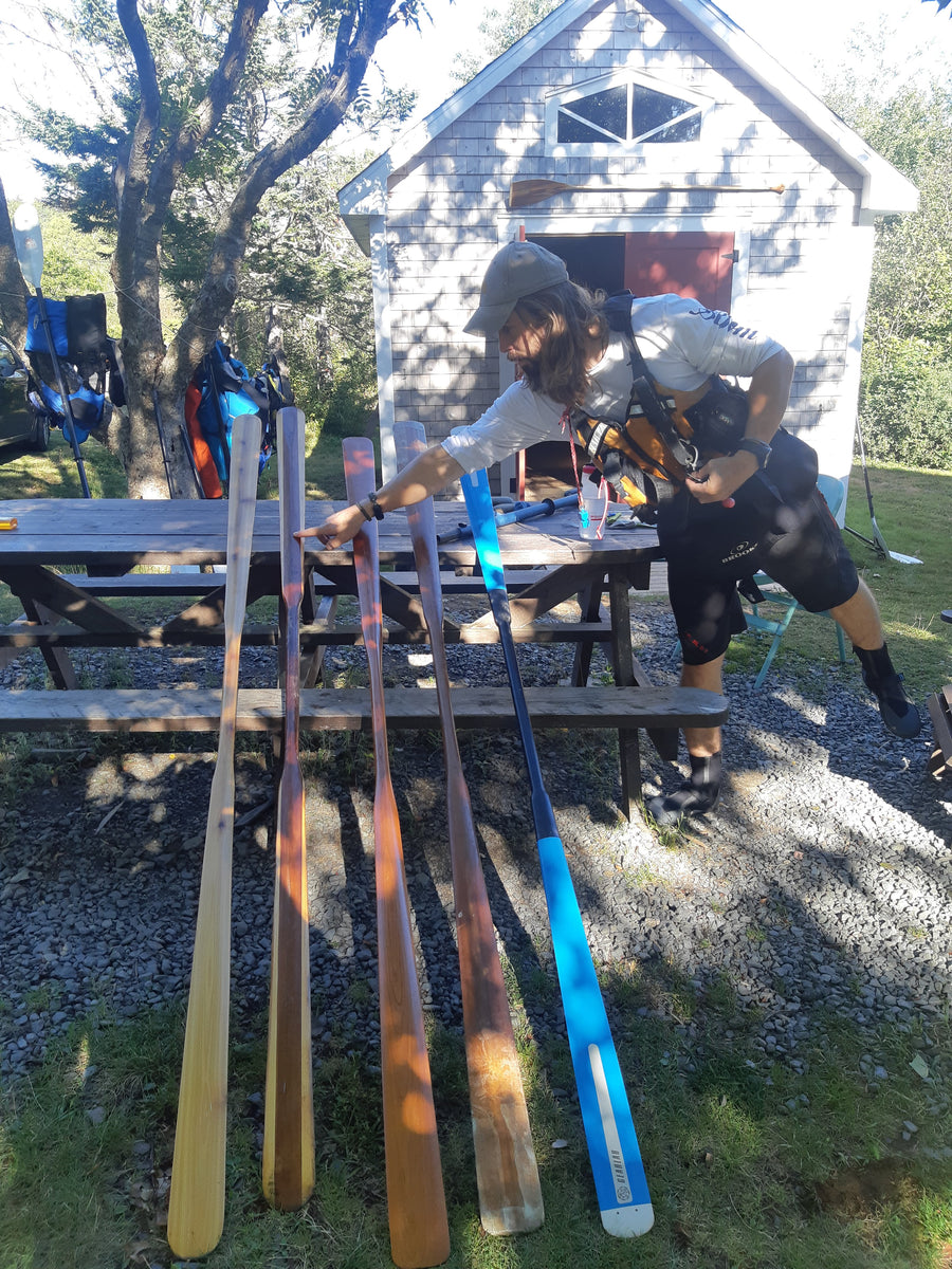 Greenland kayak paddles