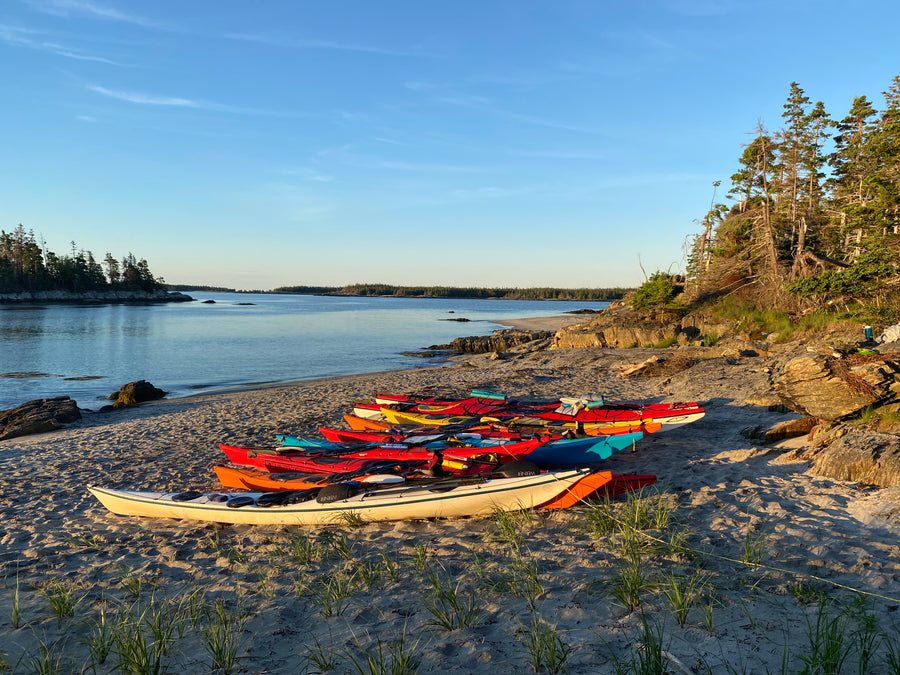 best island beaches by sea kayak